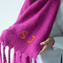 Chunky Knitted Blanket Scarf, thumbnail 1 of 7