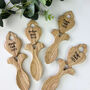 Engraved Welsh Love Spoon For Babies Born In 2026, thumbnail 1 of 7