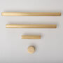 Solid Brass Straight Knurled Handles, thumbnail 4 of 12