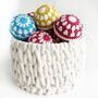 Set Of Nine Christmas Baubles Crochet Kit, thumbnail 3 of 7