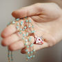 Rosary Chain Charm Necklace, thumbnail 2 of 4