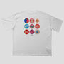 Barcelona Football Beer Mat Oversized T Shirt, thumbnail 2 of 10