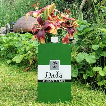 Personalised Gin Bottle Mini Planter, 5 of 7