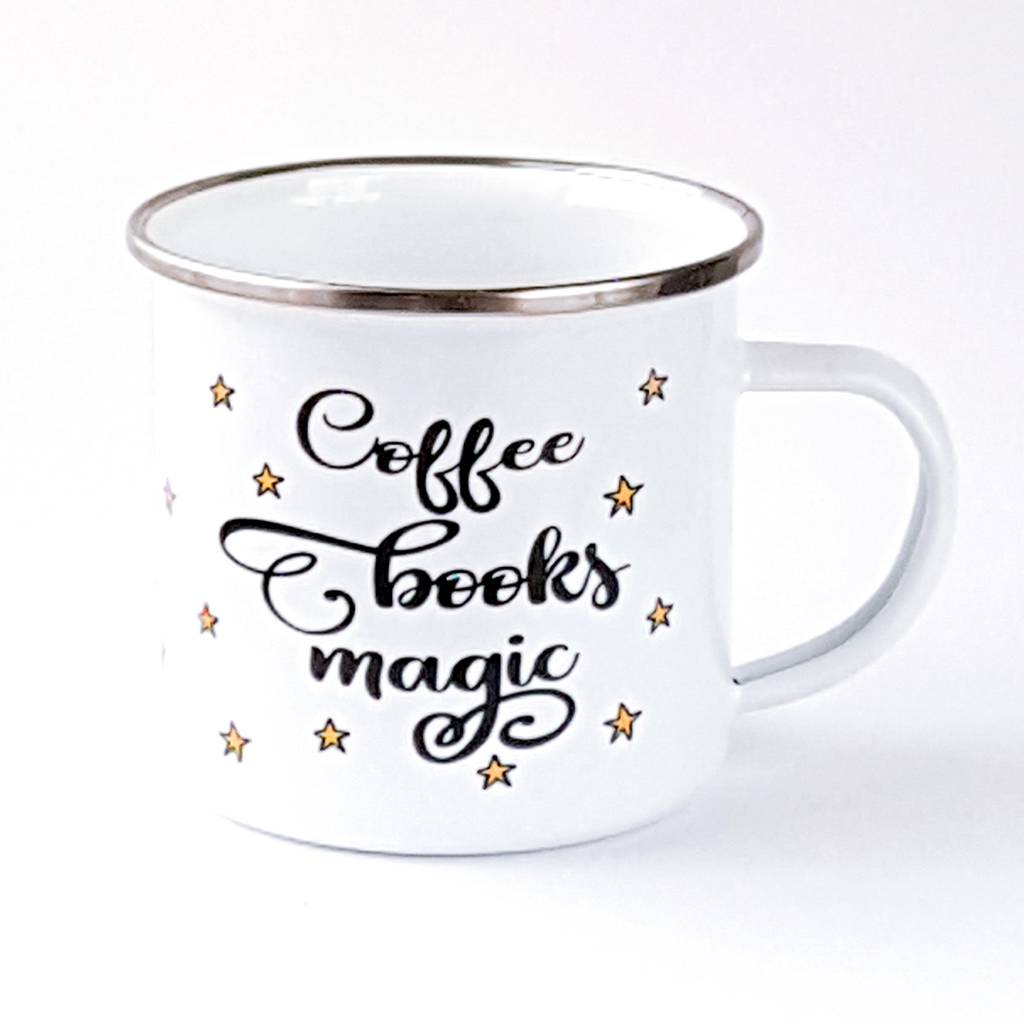 Enamel Mug For Books And Tea Or Coffee Lovers By The Best ...