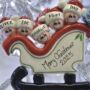 Personalised Family Sleigh Decoration, thumbnail 3 of 4