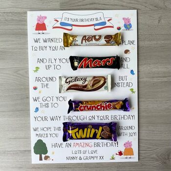 Personalised Children's Chocolate Board, 6 of 10
