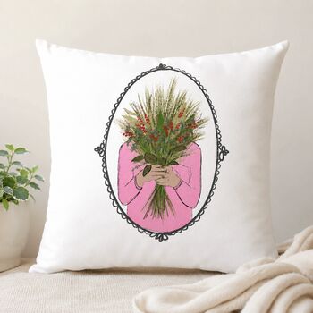 Personalised Birth Flower Cushion Gift, 2 of 12