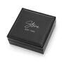 Personalised Men's Black Jewellery Box, thumbnail 7 of 7