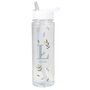 Personalised Floral Initial Water Drinks Bottle, thumbnail 4 of 5