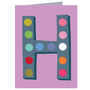 Mini H Alphabet Card, thumbnail 2 of 4