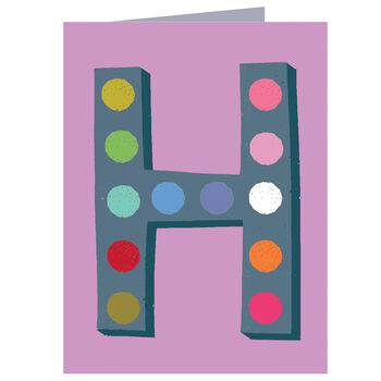 Mini H Alphabet Card, 2 of 4