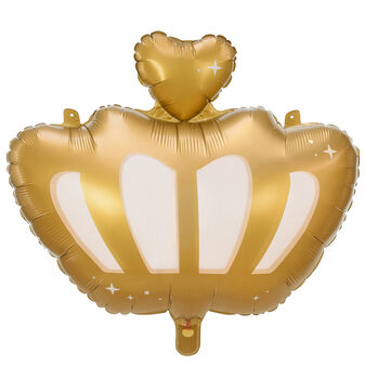 Gold Crown Shaped Foil Balloon, 3 of 6