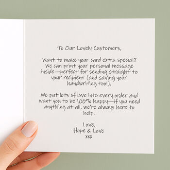 Personalised Botanical Christening Card, 4 of 6