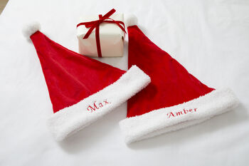 Personalised Christmas Santa Hat, 4 of 10