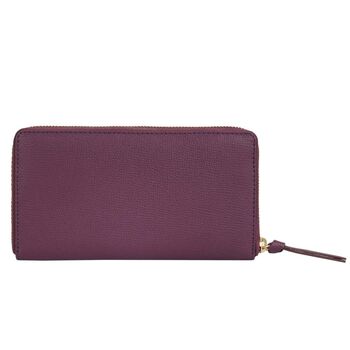 Helen Zip Around Wallet Purple, 2 of 4