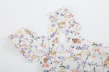 Nina Floral Baby Romper, 3 of 5