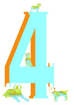 Contemporary Children's Age Number Greeting Cards, 3 of 11