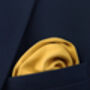 Wedding Handmade 100% Cotton Suede Tie In Yellow, thumbnail 5 of 8
