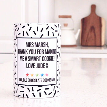 Personalised Thank You Teacher Cookie Mix, 2 of 4
