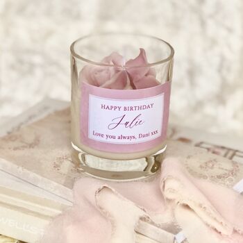 Roses Personalised Gift Boxed Candle, 2 of 5