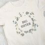 Eucalyptus Big Sister Little Sister T Shirt Set, thumbnail 2 of 3
