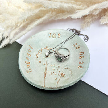 Green And Gold Engagement Ring Dish, 5 of 5