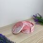 Set Of Four Pink Coasters And Holder, thumbnail 2 of 8
