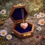 Handmade Hexagon Wooden Box With Star, thumbnail 5 of 10