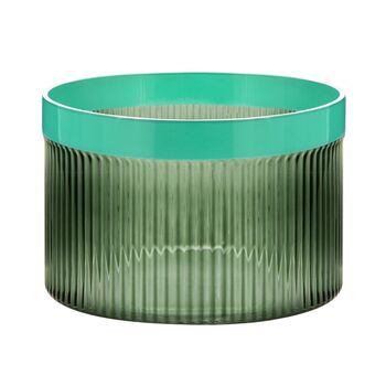 Bowl For Snacks Or Storage In Coloured Ribbed Glass, 2 of 4