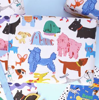 Cute Dogs Gift Wrap, 2 of 3
