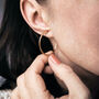 14k Gold Filled Statement Hoop Earrings, thumbnail 3 of 6
