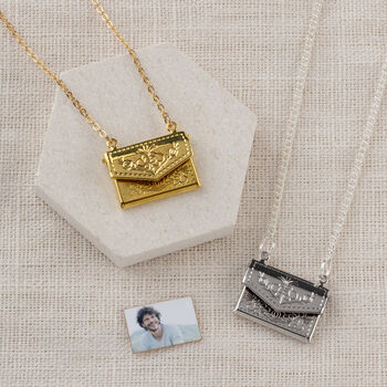 Personalised Mother's Day Envelope Photo Locket, 2 of 8