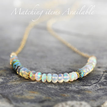 Opal Bead Earrings, 8 of 9
