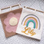 Set Of Two Punchneedle Personalised Wall Art, thumbnail 3 of 5