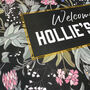 Personalised Floral Print Doormat For The Home, thumbnail 2 of 2