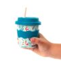 Nautical Boat Theme Babychino Cup And Straw, thumbnail 1 of 2