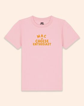 Mac And Cheese Enthusiast | Kids T Shirt, 4 of 6