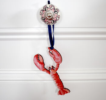 Wooden Lobster Hanging Decoration, 4 of 5