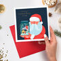 Magical Santa Christmas Card, thumbnail 1 of 8