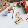 Personalised Paint Your Own Car Wooden Letter, thumbnail 5 of 7