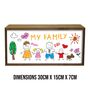 Kids Doodles Drawing Personalised Light Box Night Light, thumbnail 2 of 6