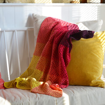 Colour Change Crochet Blanket Kit, 2 of 10