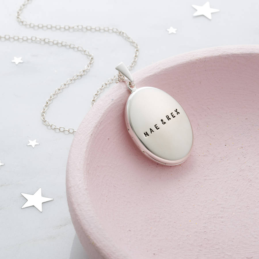 Personalised Message Locket Necklace, 1 of 10