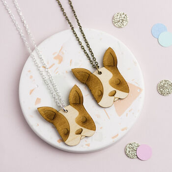 Wooden French Bulldog Necklace, 3 of 11