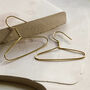 Sterling Silver Coat Hanger Drop Earrings, thumbnail 5 of 8