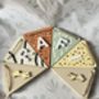 Safari Bunting Jungle Theme Wooden Personalised Bunting, thumbnail 7 of 11