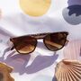 Classic Rounded Square Sunglasses In Tortoise Shell, thumbnail 1 of 4