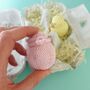 Easter Chick And Egg Crocheted Toy For Children, thumbnail 10 of 12