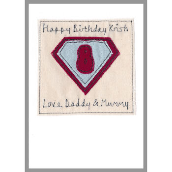 Personalised Superhero 1st Or Any Birthday Card For Boy, 9 of 12