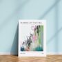 Kate Bush Music Inspired Abstract Art Print, thumbnail 1 of 3